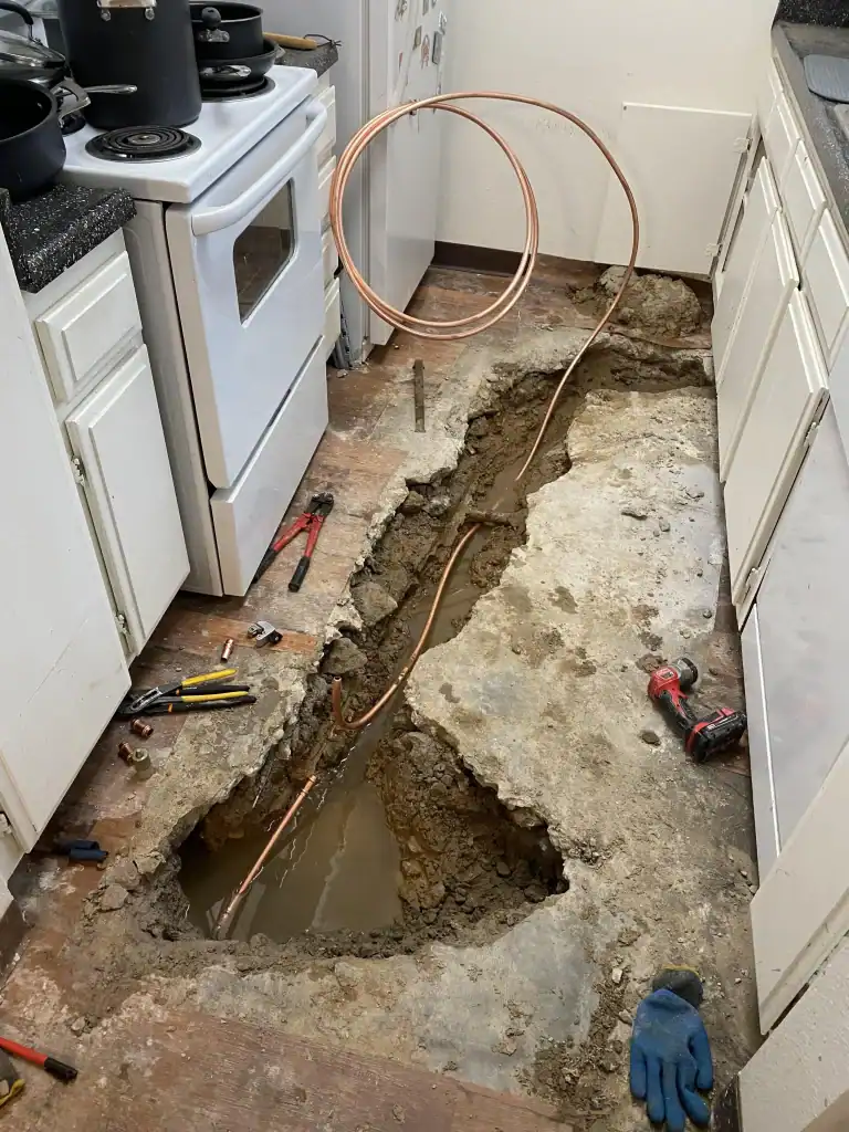slab leak main